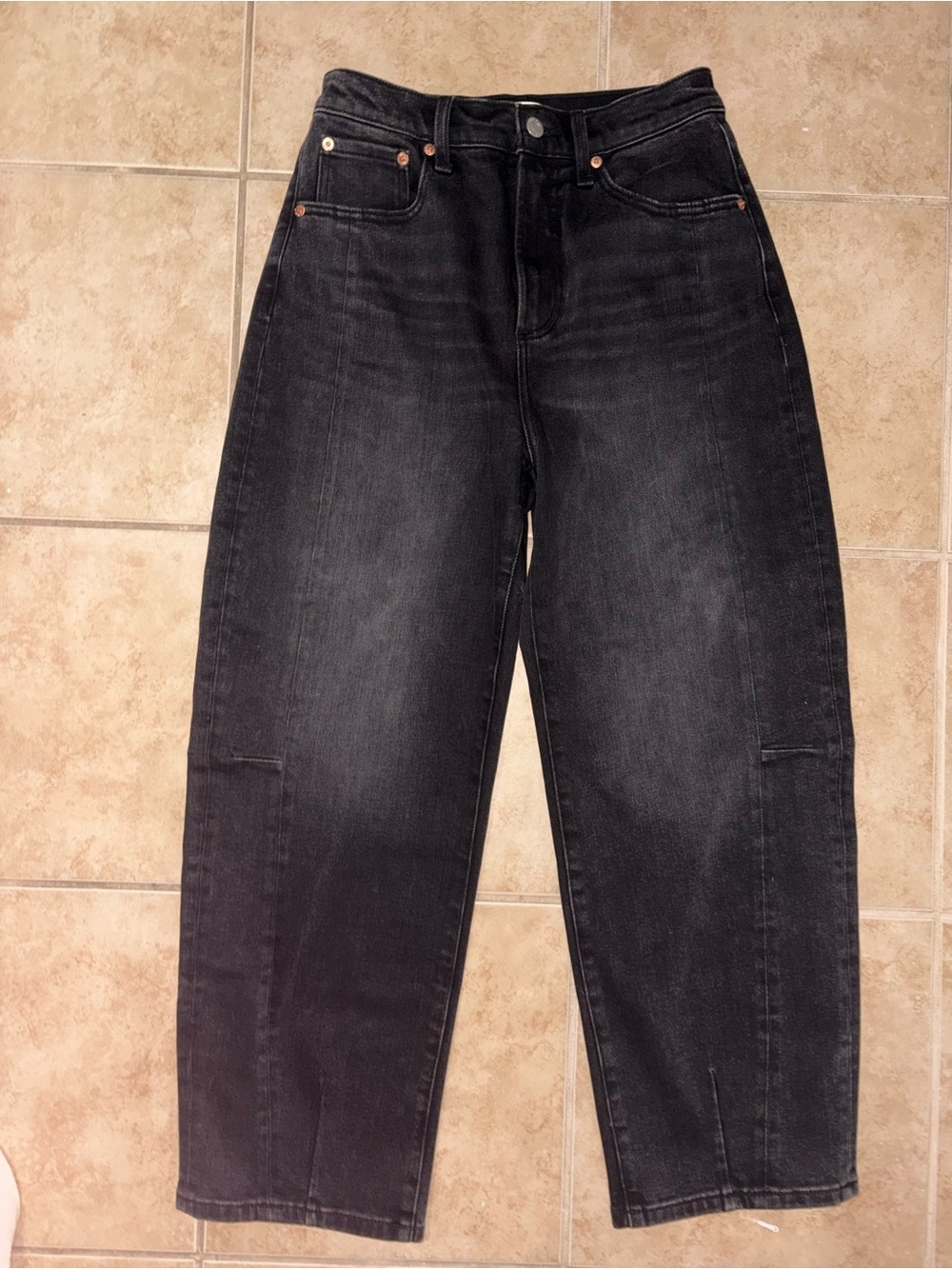 High-Rise Barrell Black Women’s Jeans
